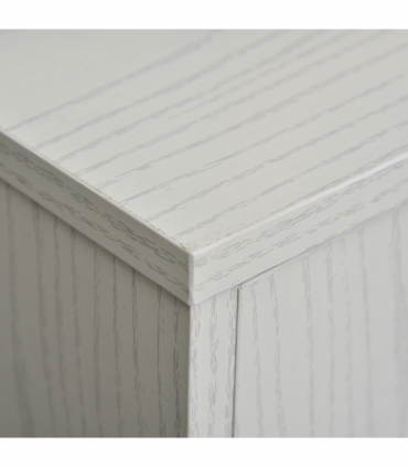 Microwave Cart on Wheels Utility Trolley 97x60.4x40.3cm, White