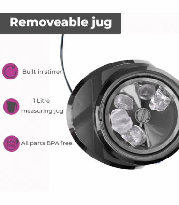 Neo Grey and Copper Ice Crusher Slush Machine