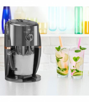 Neo Grey and Copper Ice Crusher Slush Machine