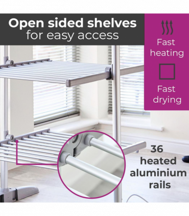 Neo Indoor Electric 3 Tier Heated Airer � Foldable