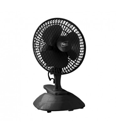 Neo Mini Clip Base Mount Desk Fan Black