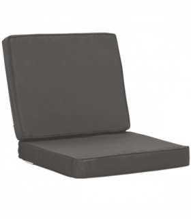 Outdoor Seat and Back Cushion Set Replacement Cushions, Dark Grey