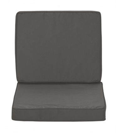 Outdoor Seat and Back Cushion Set Replacement Cushions, Dark Grey