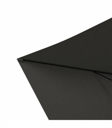 Outsunny 2 x 3(m) Garden Parasol Rectangular Market Umbrella w/ Crank Dark Grey