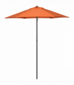 Outsunny 2m Parasol Patio Umbrella, Outdoor Sun Shade with 6 Ribs Orange