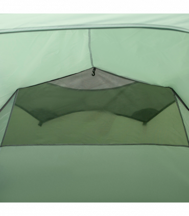 Outsunny 3 Man Camping Tent with Porch and Weather-Resistant Rainfly, Green