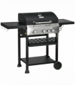 Outsunny 3+1 Burner Propane Gas Barbecue Grill with Thermometer, Bottle Opener