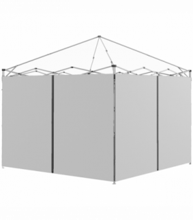 Outsunny 3x3(m) or 3x6m Pop Up Gazebo Side Panels with Zipped Doors, Grey