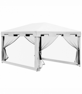 Outsunny 4 x 3m Party Tent Waterproof Garden Gazebo Canopy Wedding Cover Shade