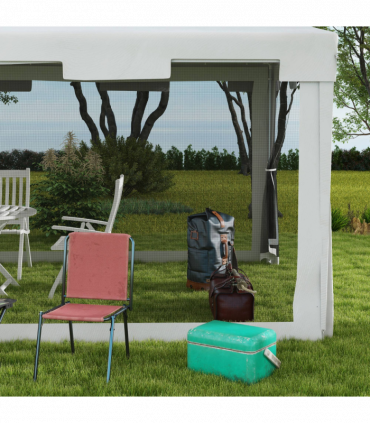 Outsunny 4 x 3m Party Tent Waterproof Garden Gazebo Canopy Wedding Cover Shade