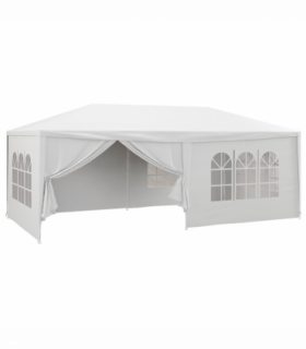 Outsunny 6 x 3(m) Outdoor Gazebo Canopy Party Tent with 6 Removable Side Walls
