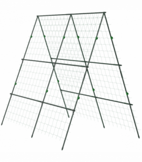 Outsunny A-Frame Trellis Plant Support for Vegetables, Flowers, Fruit
