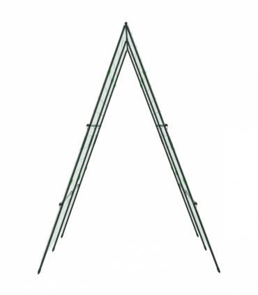 Outsunny A-Frame Trellis Plant Support for Vegetables, Flowers, Fruit