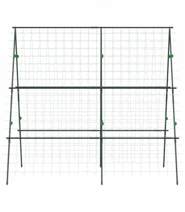 Outsunny A-Frame Trellis Plant Support for Vegetables, Flowers, Fruit