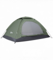 Outsunny Camping Tent for 2 Person Dome Tent w/ Storage Pocket Dark Green