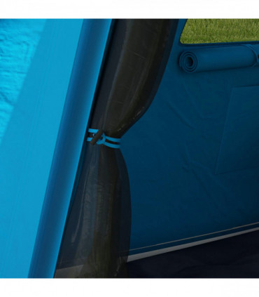 Outsunny Inflatable Camping Tent, 2 Man Tent, Light Blue