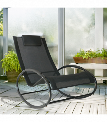 Outsunny Orbital Zero Gravity Rocking Chair, 88H cm