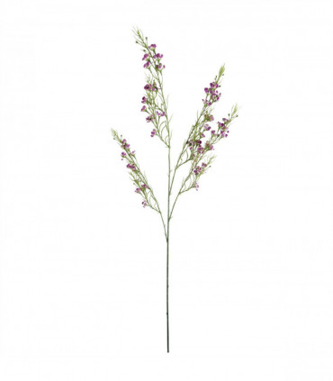 Pack of 6 x 100cm Artificial Foliage Stem with Small Flowers - Purple