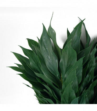 Pack of 6 x 100cm Artificial Plastic Decorative Leaf Spray