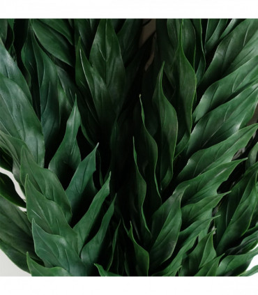 Pack of 6 x 100cm Artificial Plastic Decorative Leaf Spray