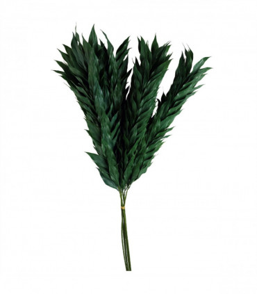 Pack of 6 x 100cm Artificial Plastic Decorative Leaf Spray