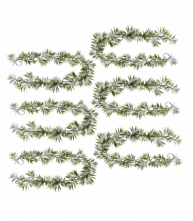 Pack of 6 x 190cm Fire Retardant Artificial Palm Garland