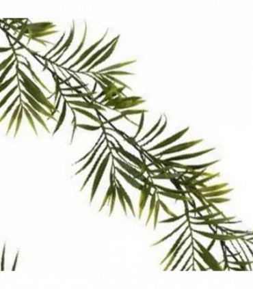 Pack of 6 x 190cm Fire Retardant Artificial Palm Garland