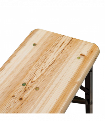 Picnic Wooden Table and Bench Set Portable Folding Camping Trestle