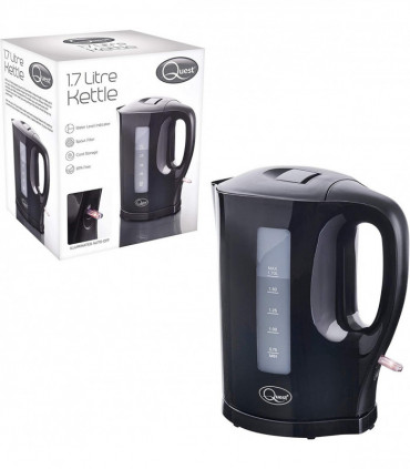 Quest 1.7l Jug Kettle Black- 35109