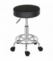Round Stool Ha Ha Feet Rotation Bar Stool Black