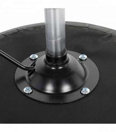 Round Stool Ha Ha Feet Rotation Bar Stool Black