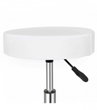 Round Stool Ha Ha Feet Rotation Bar Stool White