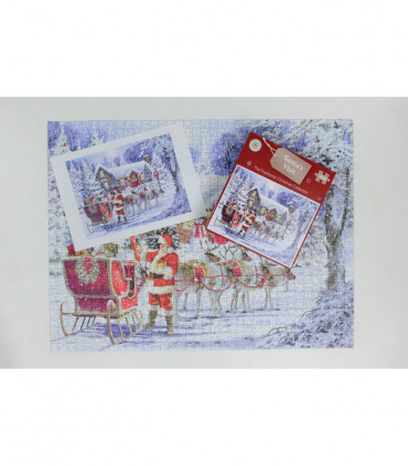 Santa's Visit 1000 Piece Jigsaw Puzzle
