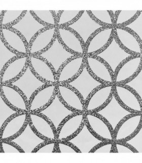 Sequin Geo White/Silver sw9