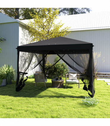 Spacious Pop-Up Canopy Tent - 3x3m with Mesh Curtains & Portable Design