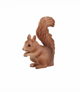 Squirrel Standing Toy  Realistic Woodland Animal Model