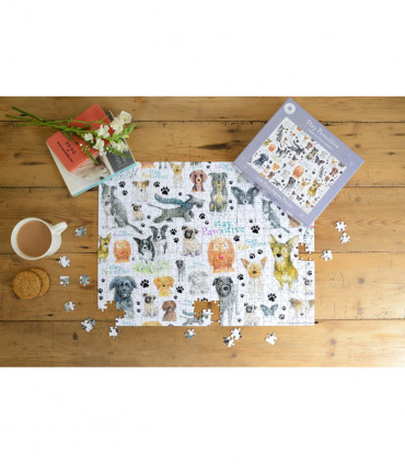 Stay Pawsitive 500 Piece Jigsaw Puzzle