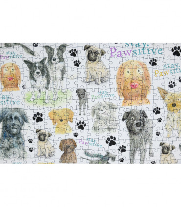 Stay Pawsitive 500 Piece Jigsaw Puzzle