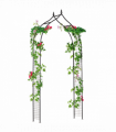 Steel Frame Backyard Pergola for Plants & Trellis Garden Arch Black