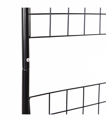 Steel Frame Backyard Pergola for Plants & Trellis Garden Arch Black