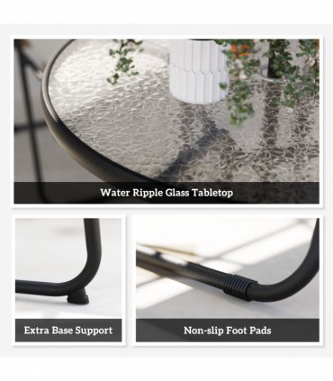 Stylish Outdoor Dining Set with Parasol - Comfortable & Durable Garden Furniture