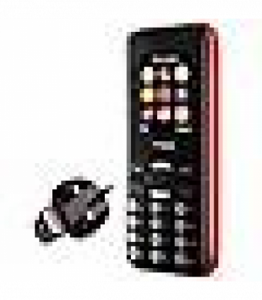 TTfone TT150 Unlocked Basic Mobile Phone UK Sim Free, Long Battery Life, Dual Sim with camera and games, easy to use, durable and light weight pay as you go - Red with Mains Charger