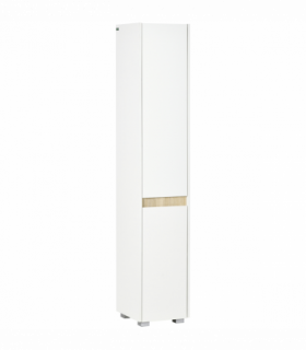 Tall Bathroom Cabinet Modern Freestanding Tallboy w/ Adjustable Shelves White