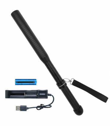 USB Rechargeable LED Flashlight 3-Mode Outdoor Camping Hiking Flashlight Set