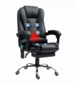 Vinsetto Ergonomic Heated 6 Points Vibration Massage Office Chair Black