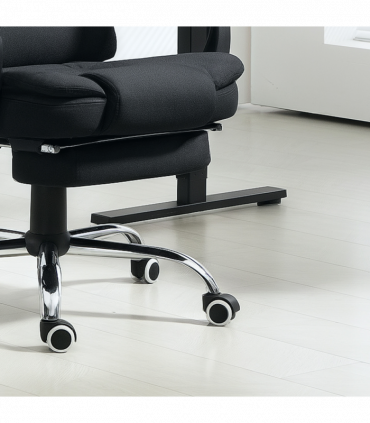 Vinsetto Ergonomic Heated 6 Points Vibration Massage Office Chair Black