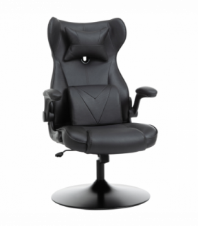 Vinsetto Gaming Chair Home Office Chair w/ Swivel Pedestal Base Lumbar Support
