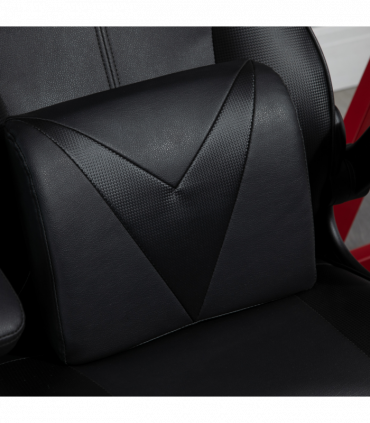 Vinsetto Gaming Chair Home Office Chair w/ Swivel Pedestal Base Lumbar Support