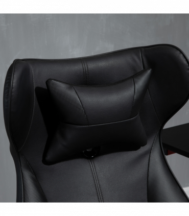 Vinsetto Gaming Chair Home Office Chair w/ Swivel Pedestal Base Lumbar Support