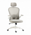 Vinsetto Mesh Office Chair with Headrest, 4D Lumbar Support, Flip-up Arm